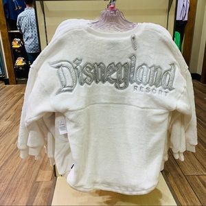 Disney | Sweaters | Disneyland White Sherpa Spirit Jersey | Poshmark